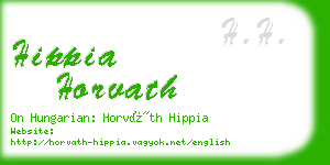 hippia horvath business card